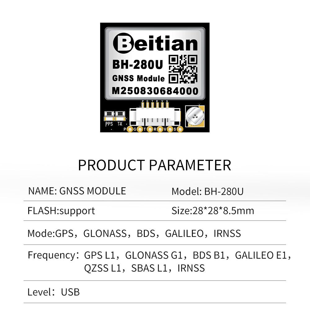 Beitian GPS module position FPV fix wing BH-182 222Q 252Q Beitian GPS module position FPV fix wing BH-182 222Q 252Q